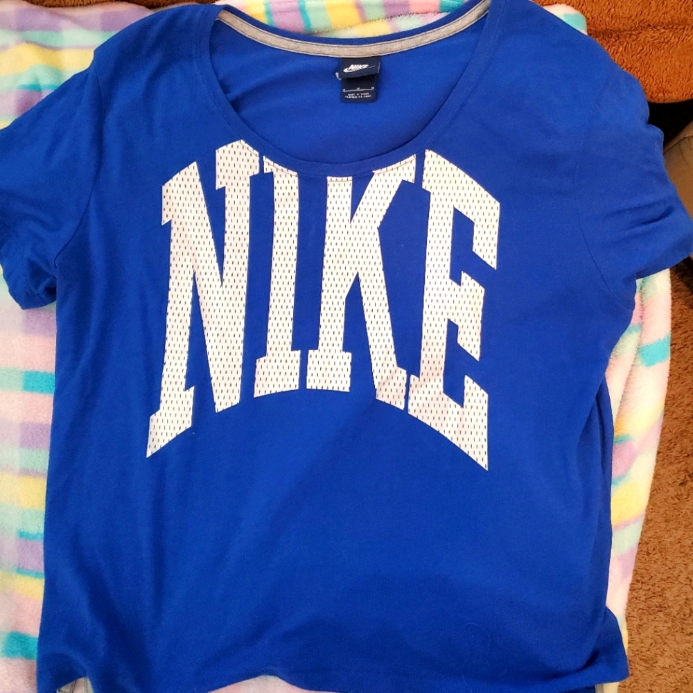 NIKE Blue Athletic Crop!